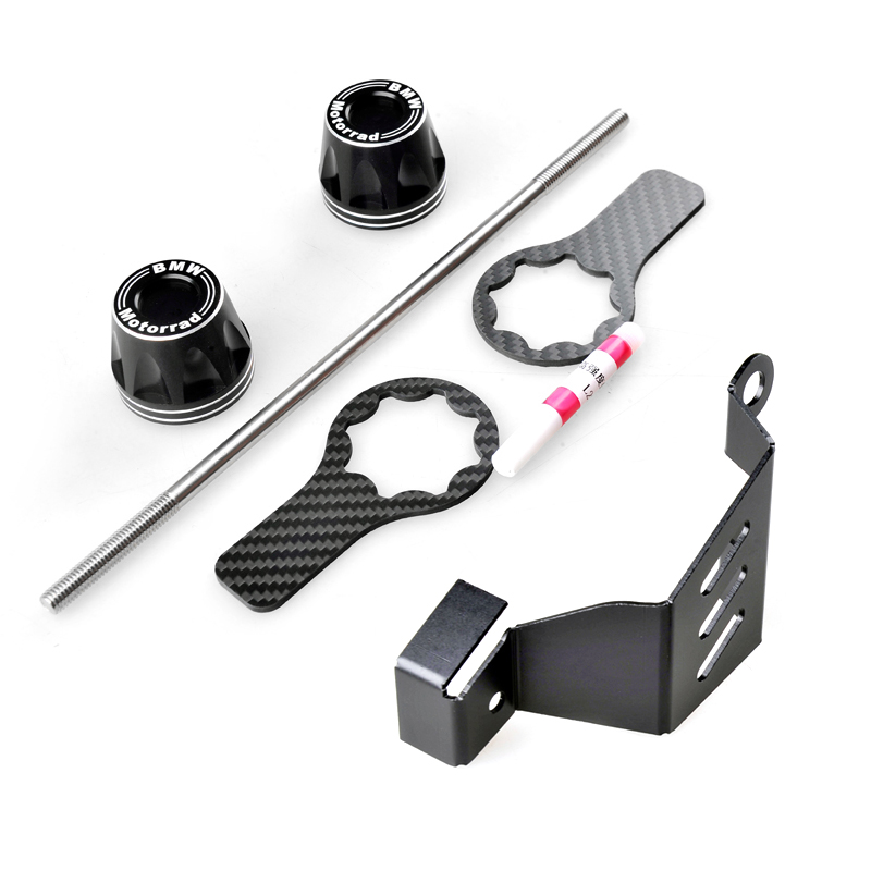 BMWBMW F750GS front axle anti-fall ball aluminium alloy ball front wheel ABS wire protection bracket shroud