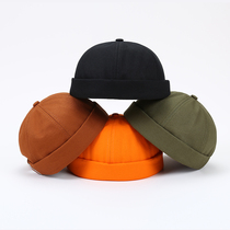 Hat male summer melon leather hat Landmaster hat hipster yuppie hat hooligan hat hooligan hat female inch head Japanese Ruffian hat