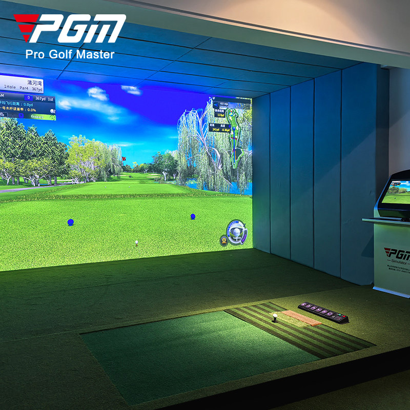 Global Door-To-Door Installation of Pgm Indoor Golf Simulator Korean Version 3D System for Hotels, Clubs/Private Villas