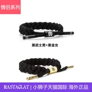 Vòng tay sư tử Mỹ RASTACLAT vòng tay đôi nam nữ dây thừng thủy triều thương hiệu vòng tay giới hạn