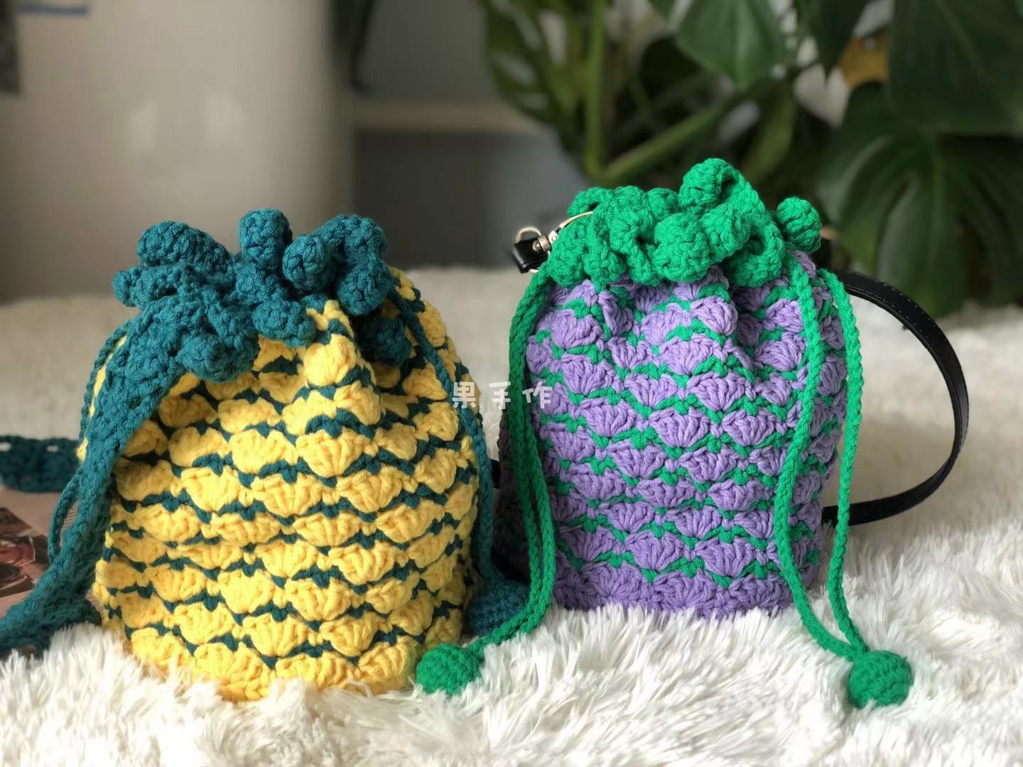 Fruit hand as woven material bag SPINACH BREAD WOOL Milk Bubble Machine Time Gestational Mother for DIY Pack Milk Cotton Bucket