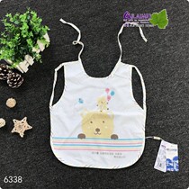Qi Laimei baby dining gown big bib summer thin girl boy painting protective baby waterproof dining clothes