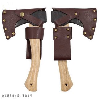 木工斧砍柴消防斧头真皮套斧子斧刃保护套尼龙套野营斧加厚牛津套