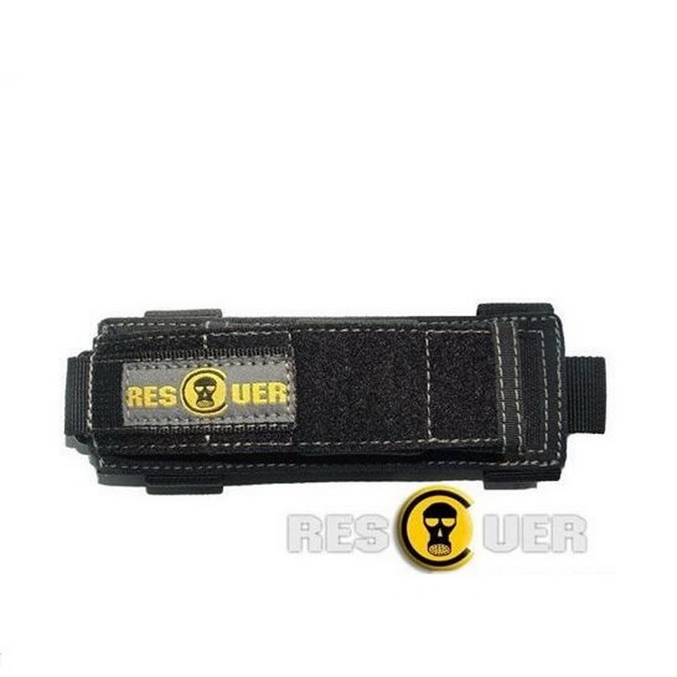 Outdoor EDC horizontal vertical waist hanging nylon stick sleeve deliver multifunctional knife sleeve flashlight tool sleeve MOLLE system
