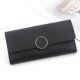 2025 New Japanese and Korean Wallet Women's Long Large Capacity Multiple Card Slots Simple Retro Texture Fashion Ultra-Thin Soft Wallet