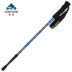 途 登山杖 Carbon siêu nhẹ gấp khúc mía đi bộ leo gậy đi bộ gậy đi bộ - Gậy / gậy