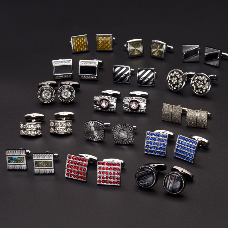 Don River Cufflinks for Men, French-Style Shirt for Men, Light Luxury, Women's Cuff Studs, Business Suit, Simple and Trendy for Parties