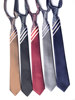 New Hong Kong Style High-End Three-Stripe Diagonal Tie for Men, Business 7cm Positioning Groom Wedding Gift Box