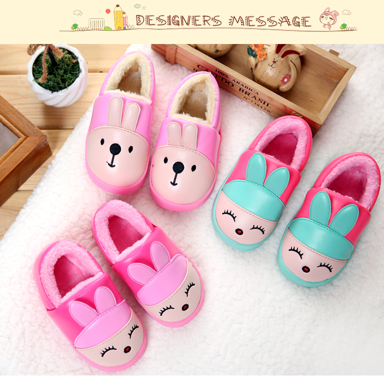 Chaussons enfants en Cuir spatial pour hiver - Ref 1010175 Image 17