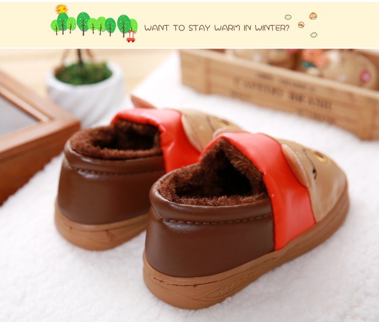 Chaussons enfants en Cuir spatial pour hiver - Ref 1011240 Image 29