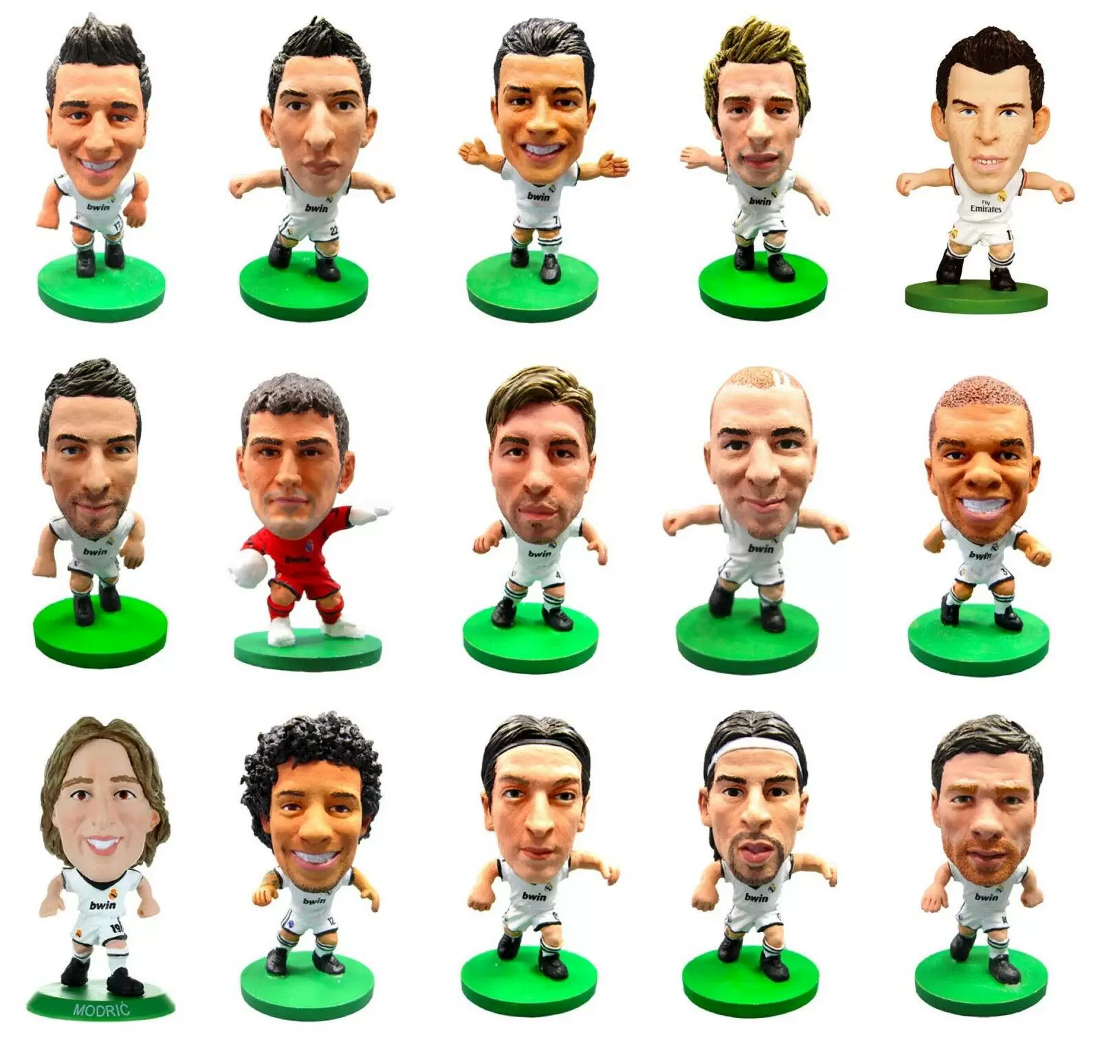 Футбольные куклы Soccerstarz Реальный Madrid Бэйл Роналдо-Benzema Модрич