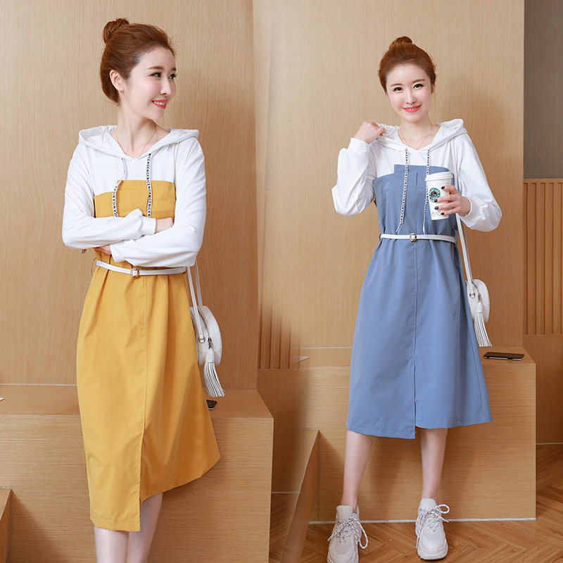 Big code Women's dress Fat mm Lie dress Conspicuble Slimmer and Vibrant Spring Autumn Fat Sister Blouse 2023 New Autumn Dress-Taobao