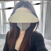 Late night the same sunscreen hat empty top summer hat female sun hat exposed top Korean anti-ultraviolet UV sun hat