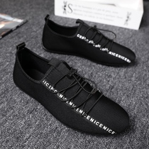 Bean Bean Shoes Man 2022 Spring new breathable Korean version Canvas Fast Hand Red Man Casual Shoes A foot pedal Lazy Shoes