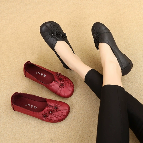 Комфортные туфли, обувь для отдыха для матери, осенние, мягкая подошва