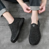 Дышащие дезодорированные слипоны для отдыха, для среднего возраста, мягкая подошва