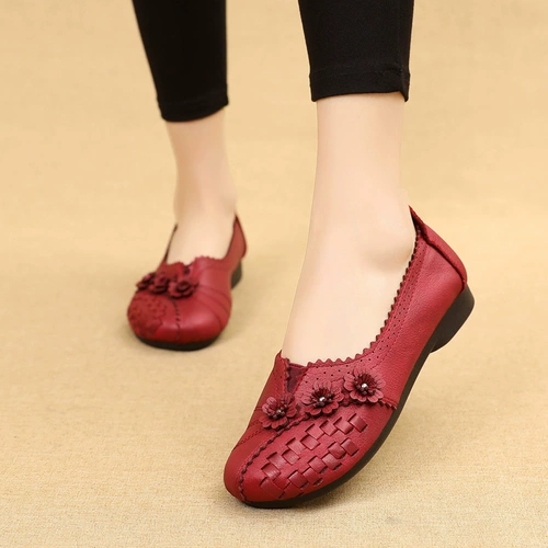 Комфортные туфли, обувь для отдыха для матери, осенние, мягкая подошва