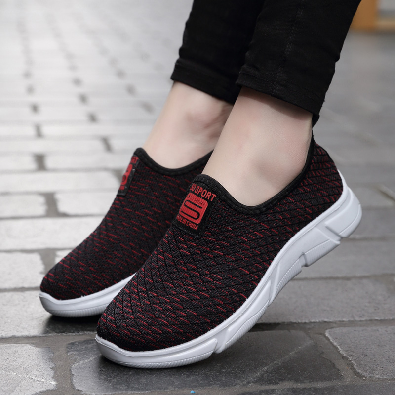 Old Beijing cloth shoes women's fashion mother shoes middle-aged and elderly walking shoes elderly shoes non-slip lightweight casual sports shoes