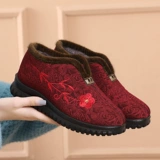 Зимняя утепленная обувь, слипоны для матери, нескользящие туфли, сапоги, мягкая подошва