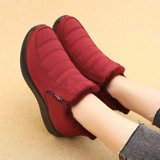 Утепленная обувь, нескользящие зимние туфли для матери, мягкая подошва