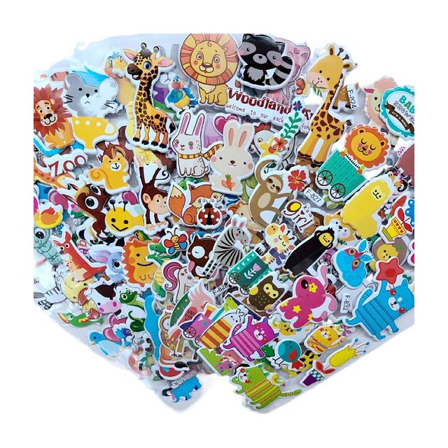 Superman Transformers three-dimensional reward stickers for children bubble stickers for boys small stickers