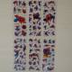 Children's boy boy stickers 3D three-dimensional Spiderman stickers wall stickers stickers Avengers small stickers