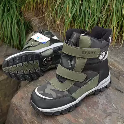 Years (WAF) foreign trade tail loss of jian lou children boots parent-child boots showed up and took the big boy ski boots