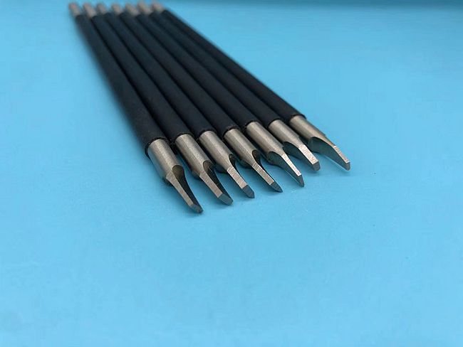 Seal Engraving Knife Professional Engraved Bronze Printed Knife Gold Stone Seal Engraving Seal Engraving Printed Blank Print Material and Rhyming Ultra Hard Seven Pieces