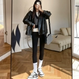 冬朵 Утепленная акула, зимние штаны, леггинсы, черный утягивающий пояс на талию, высокая талия