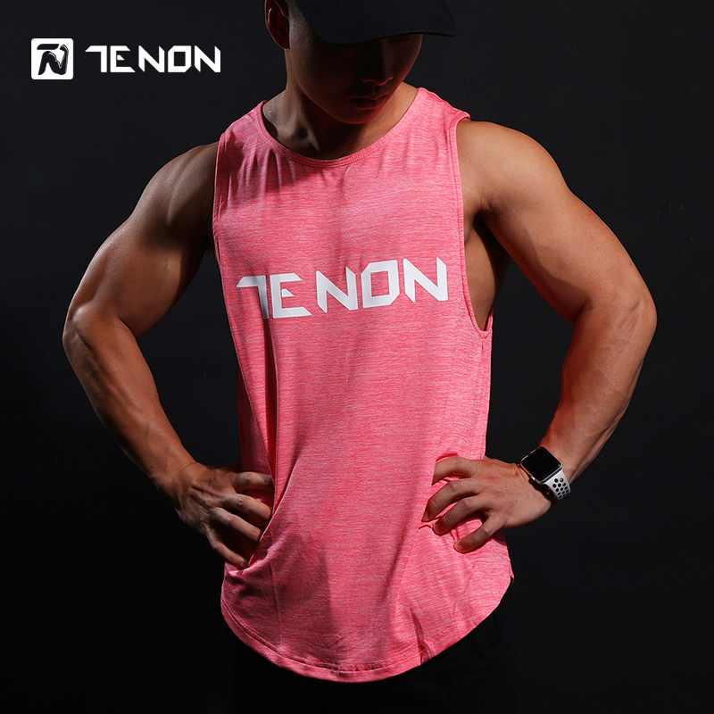TENON special energy sports vest men's tide brand personality trend summer sports seamless training bottom hurdle hip-hop