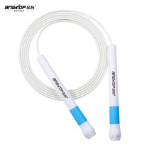 Childrens primary school exam skipping silicone handle non-slip PUX rope body skipping rope training fitness anti-winding rope