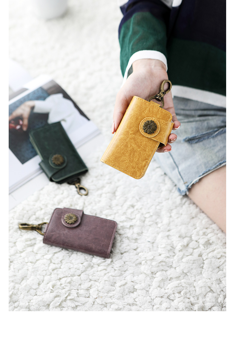 Tiếp theo cửa Xiaolan nữ túi chìa khóa xe nữ Hàn Quốc dễ thương đa chức năng cá tính sáng tạo mini xách tay túi nhỏ lưu trữ ví móc khóa loại đẹp