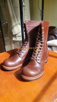 Special offer vintage U.S. Army 101st Airborne Division paratrooper leather shoes boots Band of Brothers non-corcoran