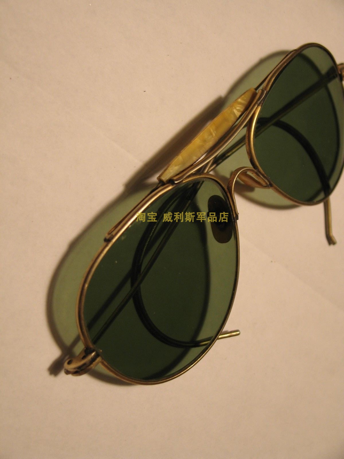 WWII US Army Edition Original Brand Air Marine Corps Air Force Pilot AO Clams Sun Sunglasses