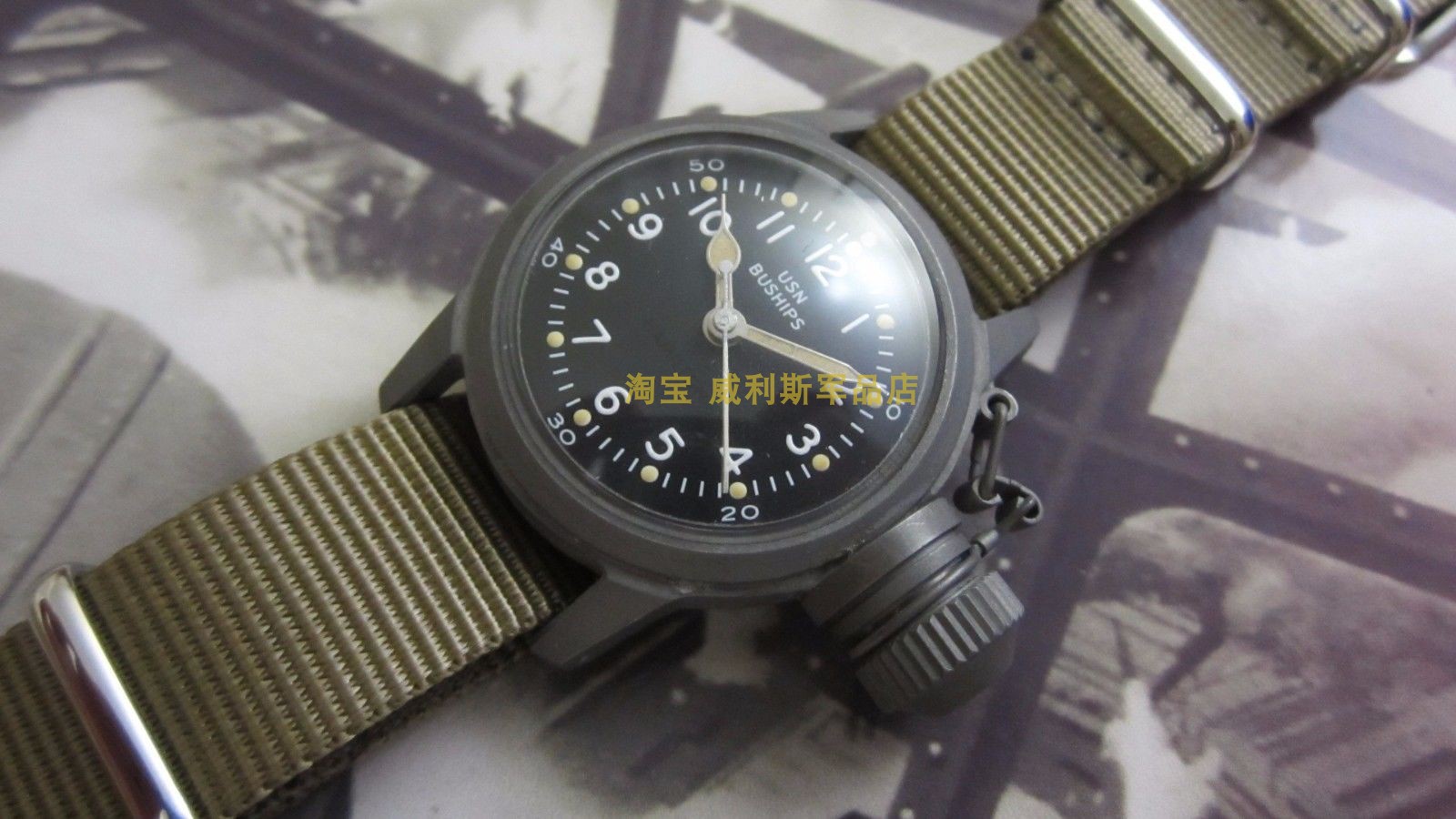 WWII US military version of original products Navy underwater blasting HamiltonHAMILTON DIVING WATERPROOF HAND METERS
