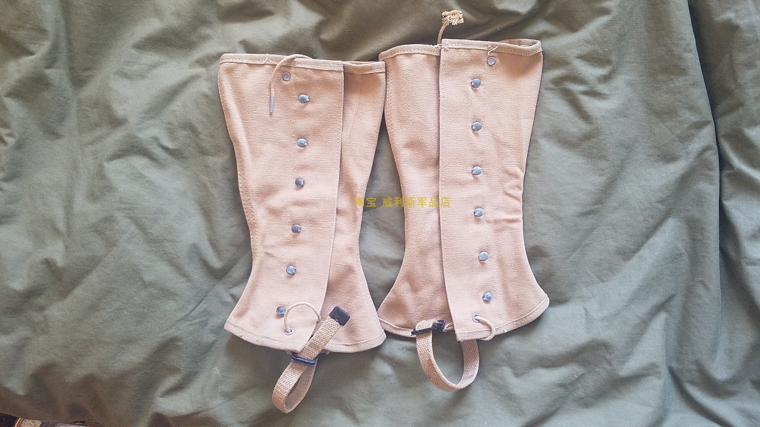 Special price WWII US Army Corps version original Army Marine M1938 karma 3R Canvas Tied legs
