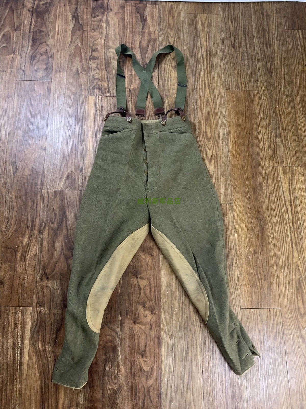 WWII US Army Edition Original Brand British Produced Army Air Crew Pilot Pure Fur Pants 28 Waist Circumference