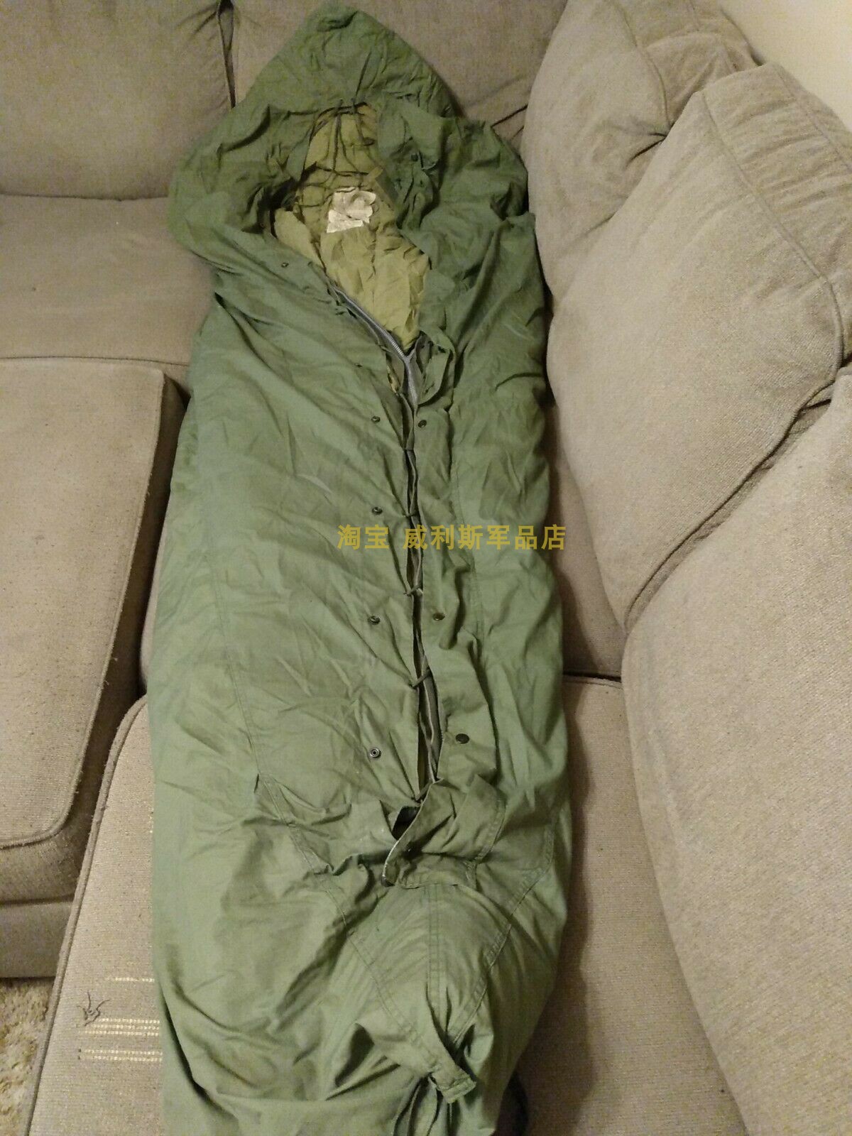 Special offer World War II, South Korea and North Korea War, U.S. Army Military Edition, Army Marine Corps Winter Duck Down Sleeping Bag and Cover
