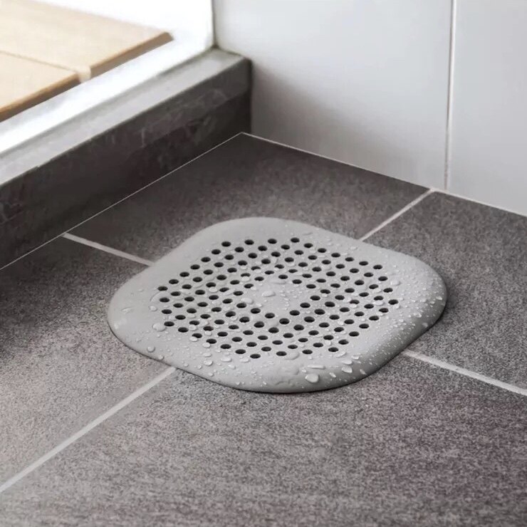 Sink anti-clogging silicone floor leakage cover bathroom drain hair anti-clogging filter sewer filter screen