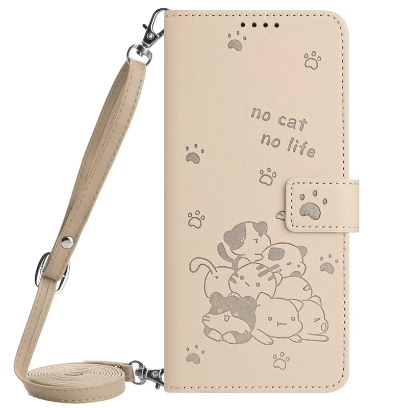 Embossed Kitten Phone Case Suitable for iPhone 17 Air/16/15/14 Pro Max Crossbody, Apple 13/12/11 Pro Max/Xs Max/Xr Flip Phone Case, 6S Leather Case, 7/8 Plus Embossed Kitten Phone Case Suitable for iPhone 17 Air/16/15/14 Pro Max Crossbody, Apple 13/12/11 Pro Max/Xs Max/Xr Flip Phone Case, 6S Leather Case, 7/8 Plus