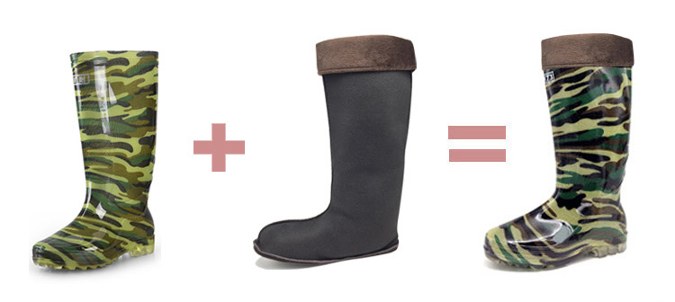Chaussures - bottes caoutchouc homme pour hiver - Ref 960912 Image 10