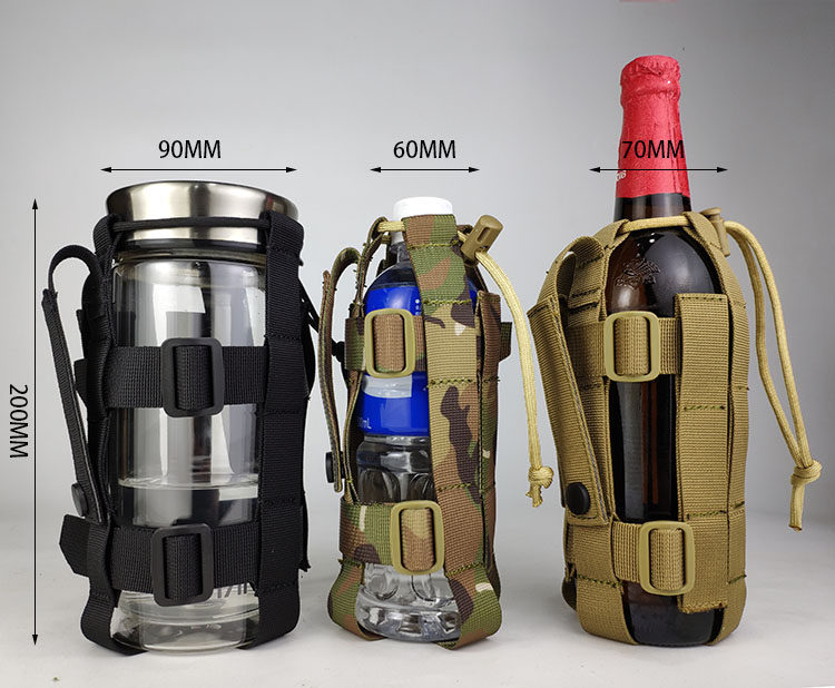 2018 TCmaoyi Tactical Kettle Bottle Cup Bag Cover Outdoor Multifunctional Variable Capacity Molly Accessory Bag