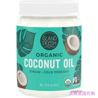 Island Fresh Organic Coconut Oil (54 oz), Island Fresh Organ