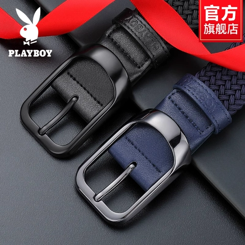 Playboy, плетеный ремень, универсальные штаны для школьников для отдыха