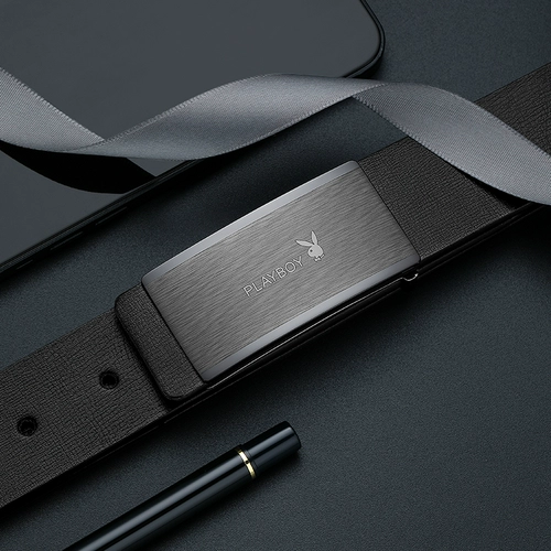 Playboy, кожаный ремень, трендовые штаны для отдыха, официальный продукт, из натуральной кожи