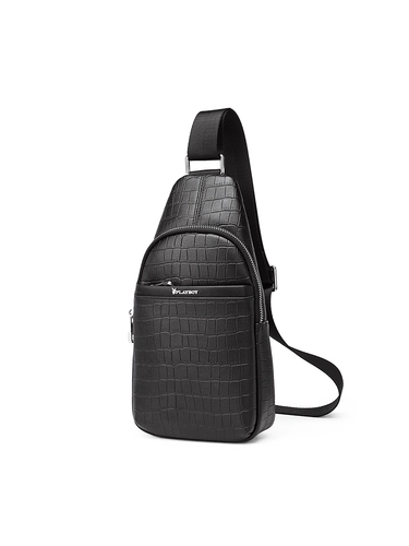 Playboy, кожаная нагрудная сумка, сумка через плечо, небольшая сумка, рюкзак, из натуральной кожи