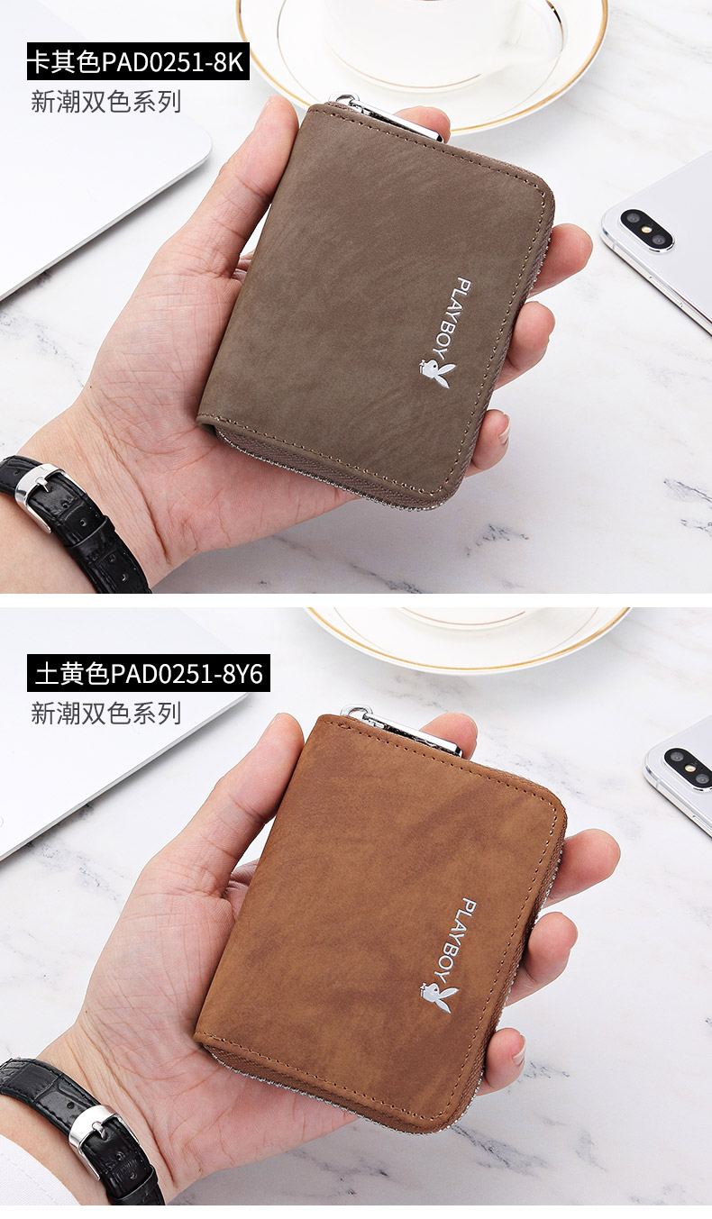 Playboy Card Pack của Nam Giới Nhỏ Gọn Công Suất Lớn Thống Coin Purse Một Gói Phụ Nữ Slim Multi-Card Chủ Thẻ ví đựng thẻ lv