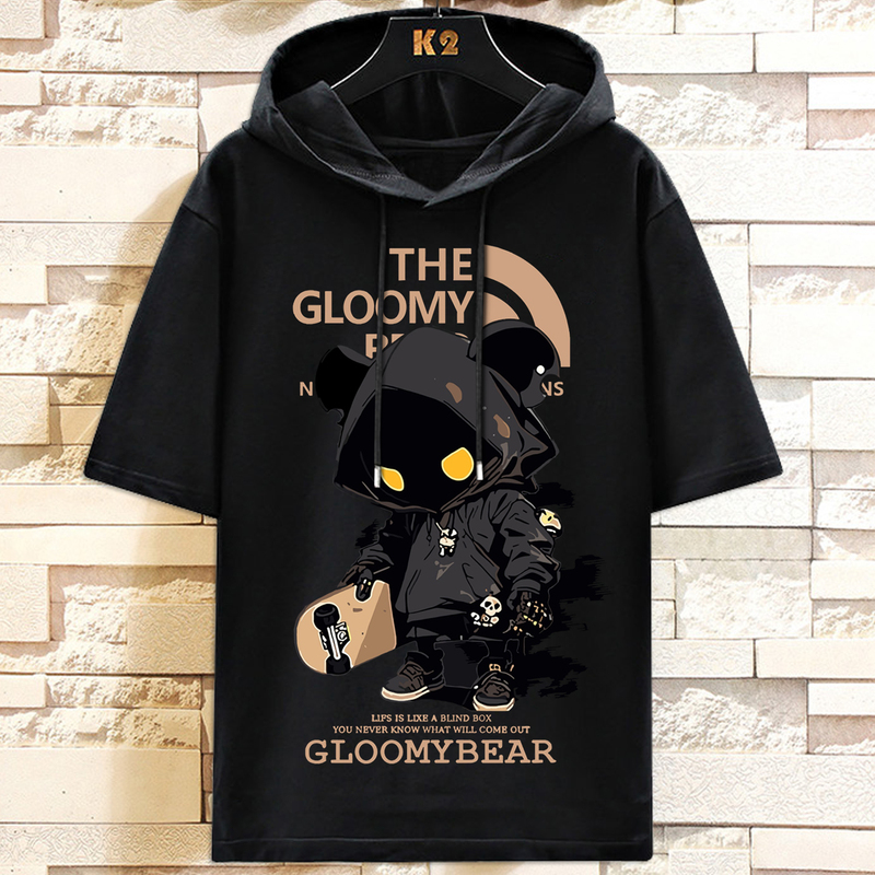 New Extra-Large Version, Plus Size, Extra Large 11XL for Big Guys, 200kg Top with Hood, Short-Sleeved T-Shirt for Men, Summer
