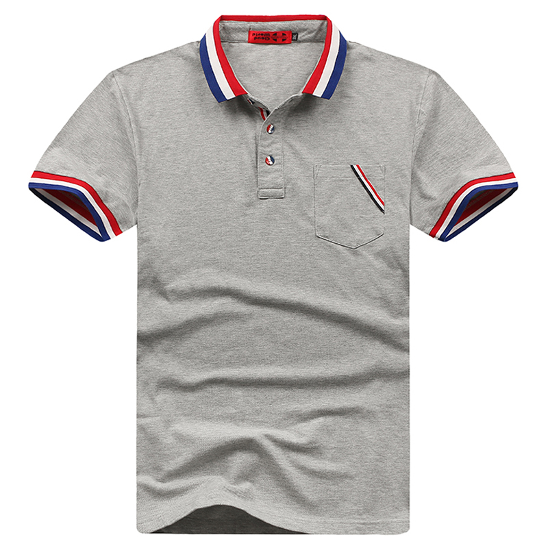 Kích thước siêu cực lớn cộng với béo cộng với size nam mùa hè mập mạp béo 8XL cotton túi ve áo nửa tay áo ngắn polo áo poloman