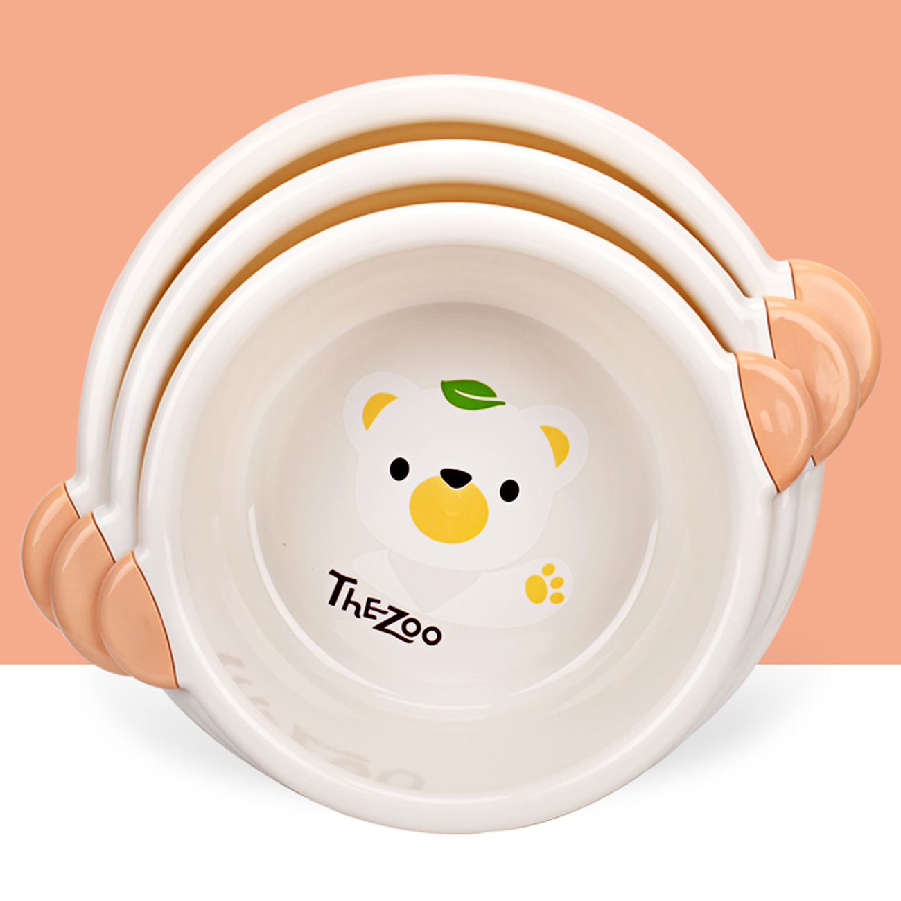 Three-piece plastic thickened washbasin Household washbasin Large baby washbasin deepened children's basin Foot basin